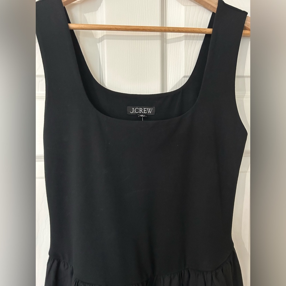 J. Crew Black Midi Tank Dress - Picture 3 of 3